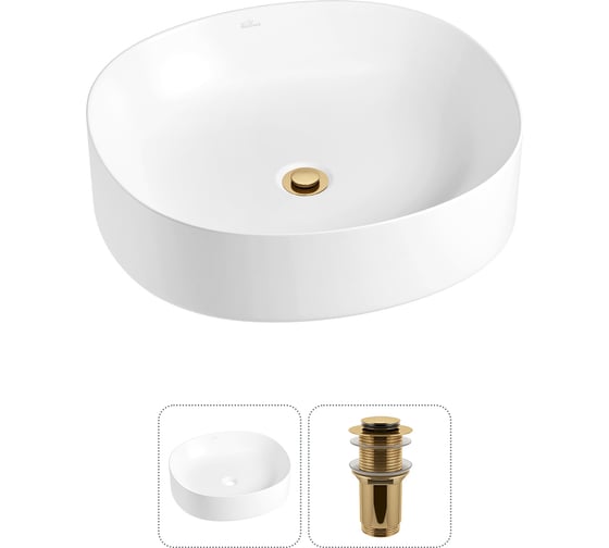Набор Wellsee 2 в 1 Belle Spa 2.0 накладная раковина 45x42 см 20212523R 1