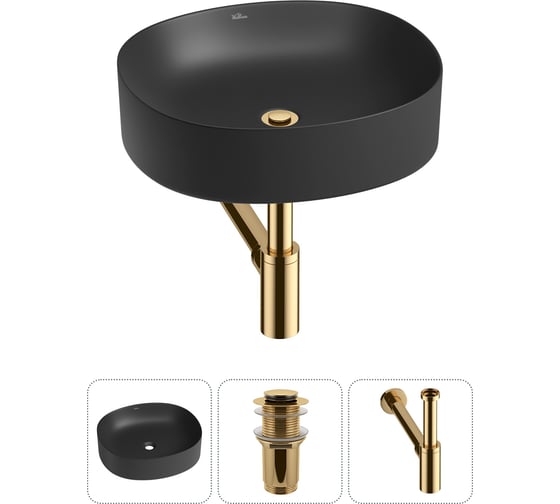 Набор Wellsee 3 в 1 Belle Spa 2.0 накладная раковина 45x42 см 20212542R 1