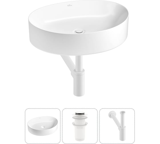 Набор Wellsee 3 в 1 Belle Spa 2.0 накладная раковина 50x38 см 20212584R 1