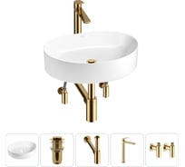 Набор Wellsee 5 в 1 Belle Spa 2.0 накладная раковина 50x38 см 20212591R