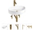 Набор Wellsee 5 в 1 Belle Spa 2.0 накладная раковина 50x38 см 20212591R 1
