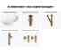 Набор Wellsee 5 в 1 Belle Spa 2.0 накладная раковина 50x38 см 20212591R 11