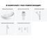 Набор Wellsee 5 в 1 Belle Spa 2.0 накладная раковина 50x38 см 20212592R 11