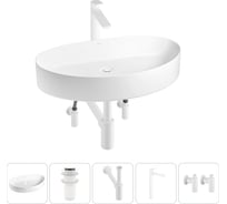 Набор Wellsee 5 в 1 Belle Spa 2.0 накладная раковина 64x40 см 20212620R