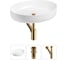 Набор Wellsee 3 в 1 Belle Spa 3.0 накладная раковина 55x41 см 20212667R 1