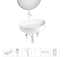 Набор Wellsee 6 в 1 Belle Spa 2.0 накладная раковина 50x38 см 20218450R