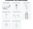 Набор Wellsee 7 в 1 Belle Spa 2.0 накладная раковина 50x38 см 20218454R 13
