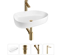 Набор Wellsee 4 в 1 Belle Spa 3.0 накладная раковина 55x40 см 20212727R