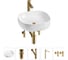Набор Wellsee 5 в 1 Belle Spa 3.0 накладная раковина 45x45 см 20212703R 1