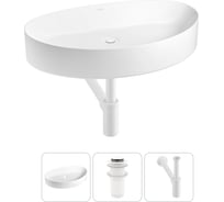 Набор Wellsee 3 в 1 Belle Spa 2.0 накладная раковина 64x40 см 20212612R