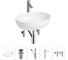 Набор Wellsee 5 в 1 Air Gap R накладная раковина 50x36 см 20212401R 1
