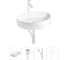 Набор Wellsee 4 в 1 Belle Spa 2.0 накладная раковина 50x38 см 20212588R 1