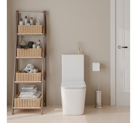 Унитаз-компакт IBERICA BLANCA TOLEDO MAXI белый IB.TLM.124.1B1