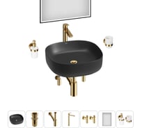 Набор Wellsee 7 в 1 Belle Spa 3.0 накладная раковина 45x45 см 20218516R