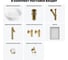 Набор Wellsee 7 в 1 Belle Spa 3.0 накладная раковина 45x45 см 20218509R 13