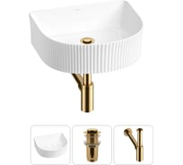 Набор Wellsee 3 в 1 Festive Fox накладная/подвесная раковина 45x40 см 20213408R