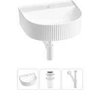 Набор Wellsee 3 в 1 Festive Fox накладная/подвесная раковина 40x35 см 20213425R