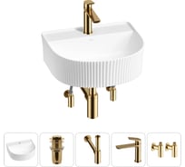 Набор Wellsee 5 в 1 Festive Fox накладная/подвесная раковина 40x35 см 20213432R