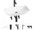Набор Wellsee 5 в 1 Demure накладная раковина 60x36 см 20214596R 1