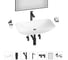 Набор Wellsee 7 в 1 Demure накладная раковина 70x38 см 20218544R 1