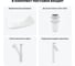 Набор Wellsee 4 в 1 Demure накладная раковина 70x38 см 20214610R 11