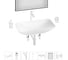 Набор Wellsee 7 в 1 Demure накладная раковина 60x36 см 20218538R 1