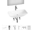 Набор Wellsee 6 в 1 Demure накладная раковина 60x36 см 20218531R 1
