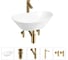Набор Wellsee 5 в 1 Dulcet Tones накладная раковина 36x25 см 20212215R 1