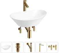 Набор Wellsee 5 в 1 Dulcet Tones накладная раковина 56x34 см 20212247R