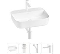 Набор Wellsee 4 в 1 Preen накладная раковина 50x40 см 20214326R