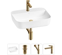 Набор Wellsee 4 в 1 Preen накладная раковина 50x40 см 20214325R