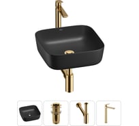 Набор Wellsee 4 в 1 Preen накладная раковина 39x39 см 20214199R