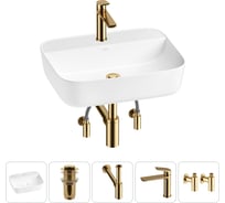 Набор Wellsee 5 в 1 Preen накладная раковина 50x40 см 20214329R