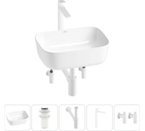 Набор Wellsee 5 в 1 Preen накладная раковина 40x30 см 20214218R