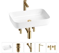 Набор Wellsee 5 в 1 Preen накладная раковина 60x42 см 20214261R