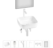 Набор Wellsee 6 в 1 Preen накладная раковина 39x39 см 20218266R