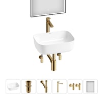 Набор Wellsee 6 в 1 Preen накладная раковина 40x30 см 20218279R