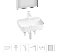 Набор Wellsee 6 в 1 Preen накладная раковина 50x40 см 20218336R