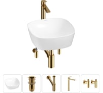 Набор Wellsee 5 в 1 Ground Breaking накладная раковина 40x40 см 20212139R