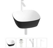 Набор Wellsee 4 в 1 Ground Breaking накладная раковина 40x40 см 20212181R