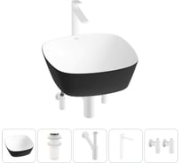 Набор Wellsee 5 в 1 Ground Breaking накладная раковина 40x40 см 20212184R