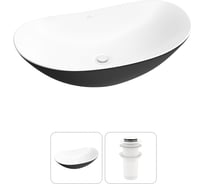 , Акционный набор 2 в 1 Carefree Dove накладная раковина 60x36 см (состоит из 33290 Wellsee 20212323R