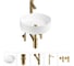 Акционный набор Wellsee 5 в Coax накладная раковина 36x36 см 20213941R 1
