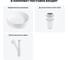 Акционный набор Wellsee 3 в Coax накладная раковина 30x30 см 20213918R 10