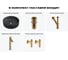 Акционный набор Wellsee 5 в Coax накладная раковина 40x40 см 20213994R 11