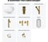Акционный набор Wellsee 7 в Coax накладная раковина 36x36 см 20218229R 13