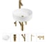 Акционный набор Wellsee 5 в Coax накладная раковина 40x40 см 20213909R 1