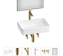 Акционный набор Wellsee 6 в Festive Fox 2.0 накладная раковина 50x36 см 20218069R