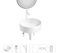 Акционный набор Wellsee 6 в Festive Fox 2.0 накладная раковина 40x40 см 20218028R