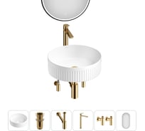 Акционный набор Wellsee 6 в Festive Fox 2.0 накладная раковина 40x40 см 20218027R